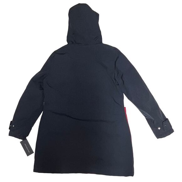 TOMMY HILFIGER Red & Blue Coat Size L NEW - Picture 2 of 14